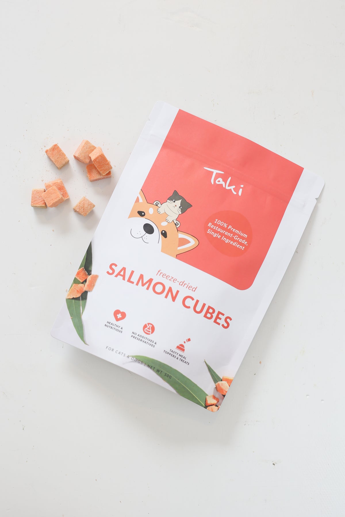 Salmon Cubes 50g